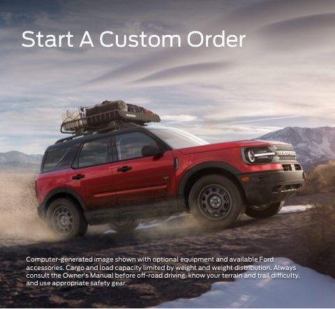 Start a custom order | Johnson Sewell Ford in Marble Falls TX